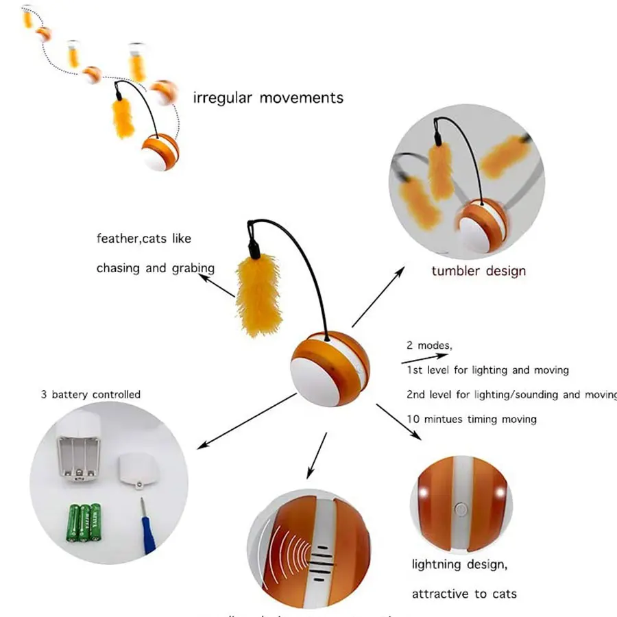 Электронные игрушки для кошек умный автоматический датчик препятствий