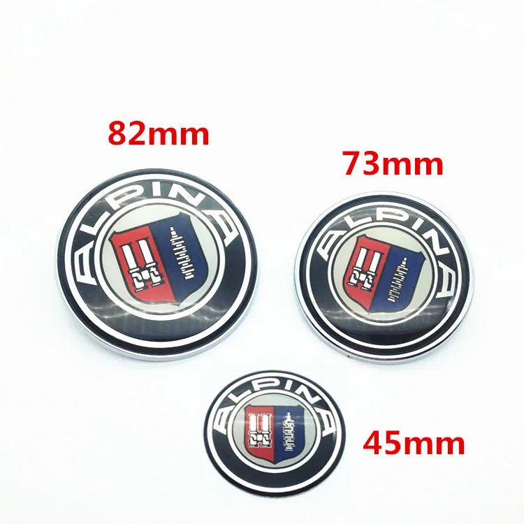 Высококачественный автомобильный логотип рулевого колеса ALPINA 45 66 73 78 82 мм