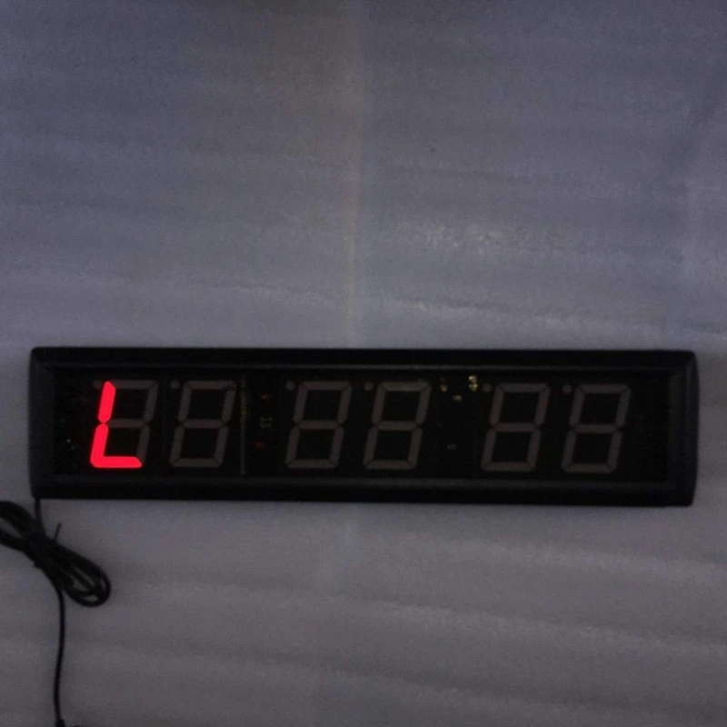 Training Electronics Interval Timer Segment Stopwatch Interval Chronograph for GYM trainings LED Interval Workout Timer