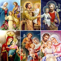 5d diy diamond painting religion icon woman baby cross stitch kit full square drill embroidery mosaic art picture of rhinestones