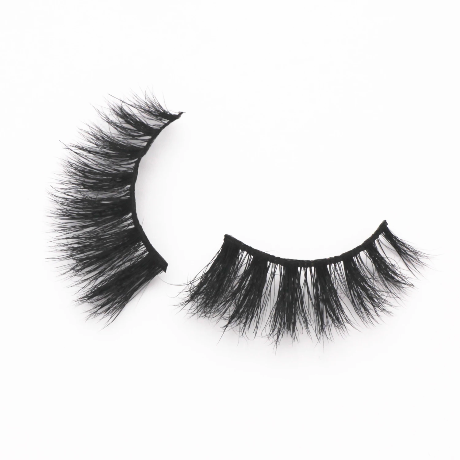 Натуральные длинные накладные ресницы макияж 3d норковые для наращивания