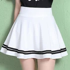 Юбка женская плиссированная с высокой талией, трапециевидная, большого размера