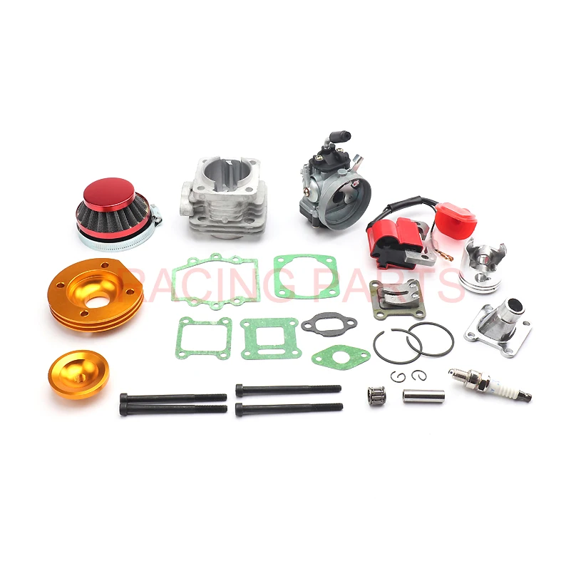 Комплект цилиндров КАРБЮРАТОР 19 мм воздушный фильтр для 2 тактного двухтактного