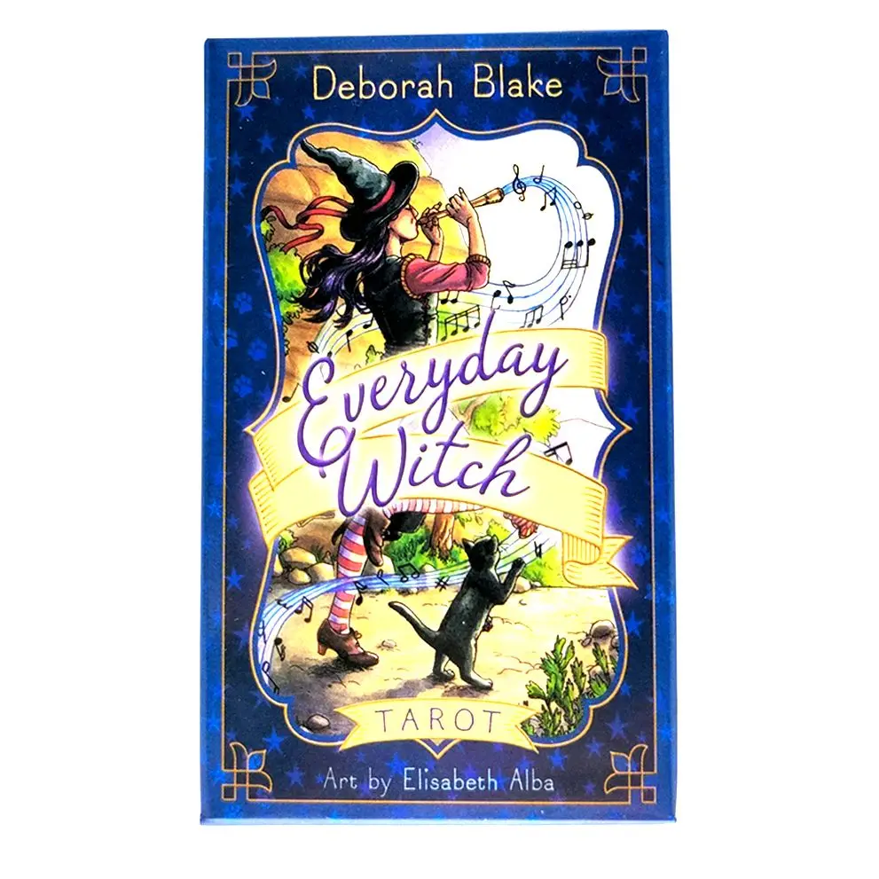 

78 Cards Everyday Witch Tarot Desk Card Game English Version Divination Fate Board Game Cards With PDF Guidebook