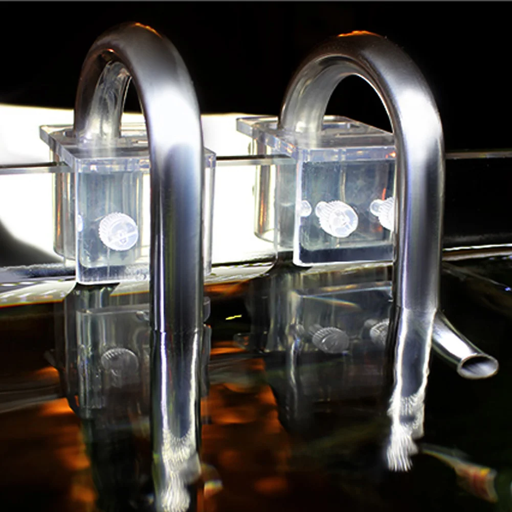 

Silver Steel Stainless Remove Scum External Canister Filter Pipe Accessories Kit Universal Inflow Outflow For Aquarium