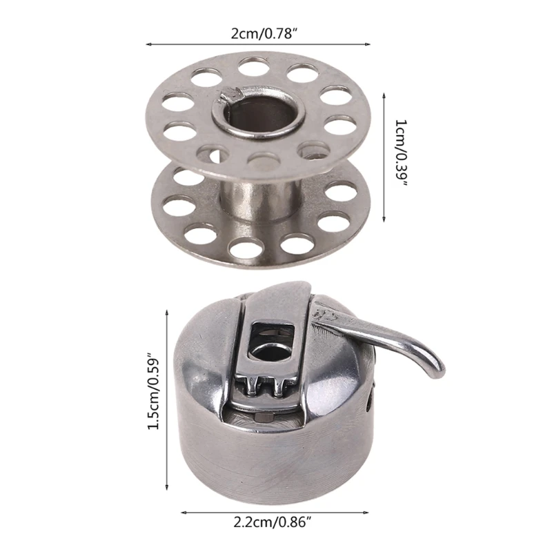 

24pcs/set Metal Sewing Machine Bobbins Case for Brother Singer Babylock Janome Embroidery Craft