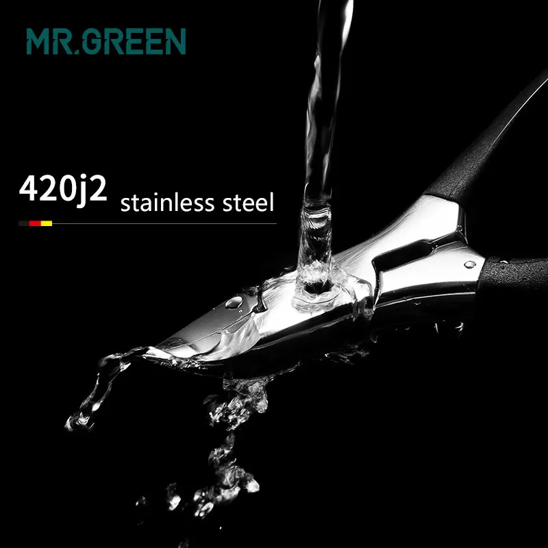 MR.GREEN инструменты для маникюра профессиональные из нержавеющей стали толстые ногти вросшие кусачки для кутикулы Триммер плоскогубцы ножницы кусачки для ногтей