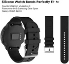 20 мм силиконовый ремешок для часов быстросъемный ремешок для Garmin Vivoactive 3Forerunner 645Galaxy 42 мм аксессуары для умных часов