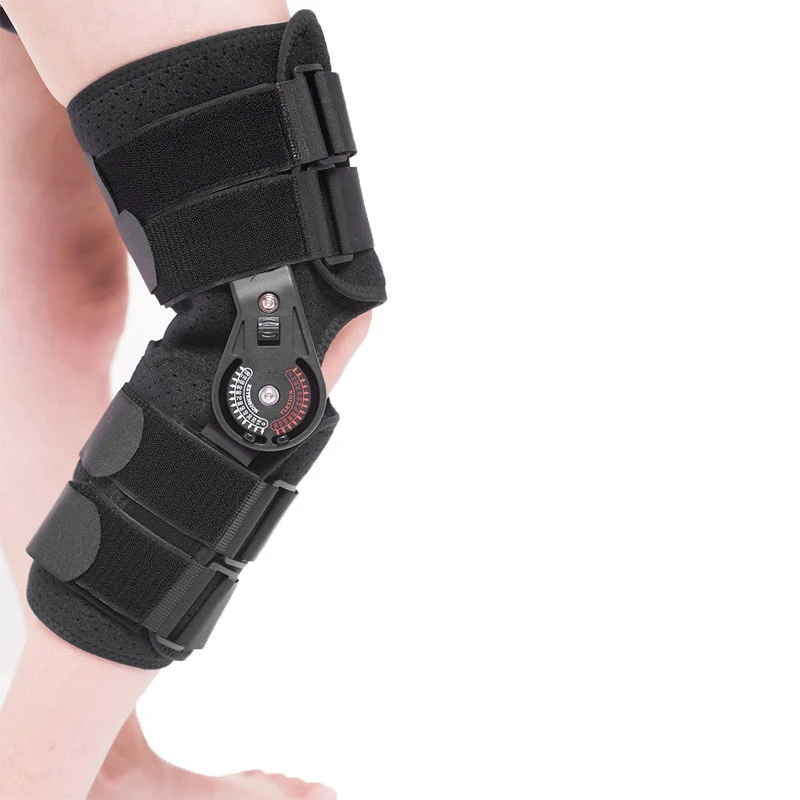 

Sports Knee Brace Dial Adjustable Angle Skin-Friendly and Breathable