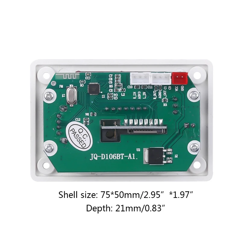 

MP3 декодер плата Bluetooth автомобильный FM радио модуль поддерживает FM TF USB AUX рекордер Y98C