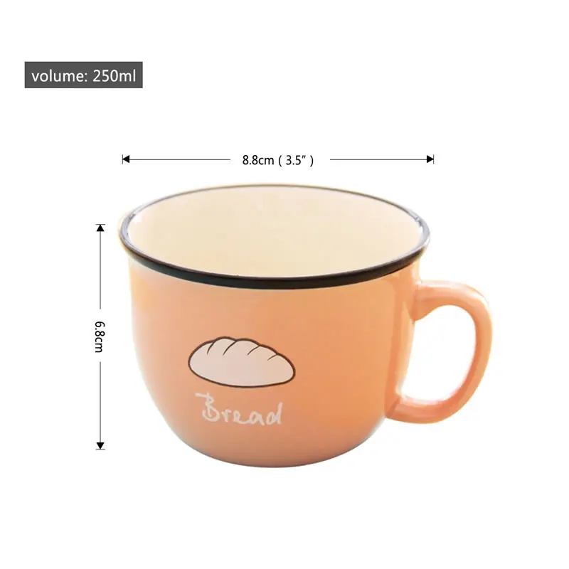 Симпатичная керамическая кофейная кружка OBR креативная мультяшная