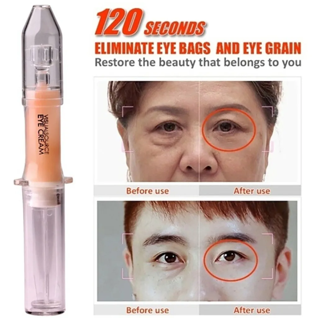 2 шт Мгновенный лифтинг жидкий насос крем для глаз Анти отечность морщины Ультра