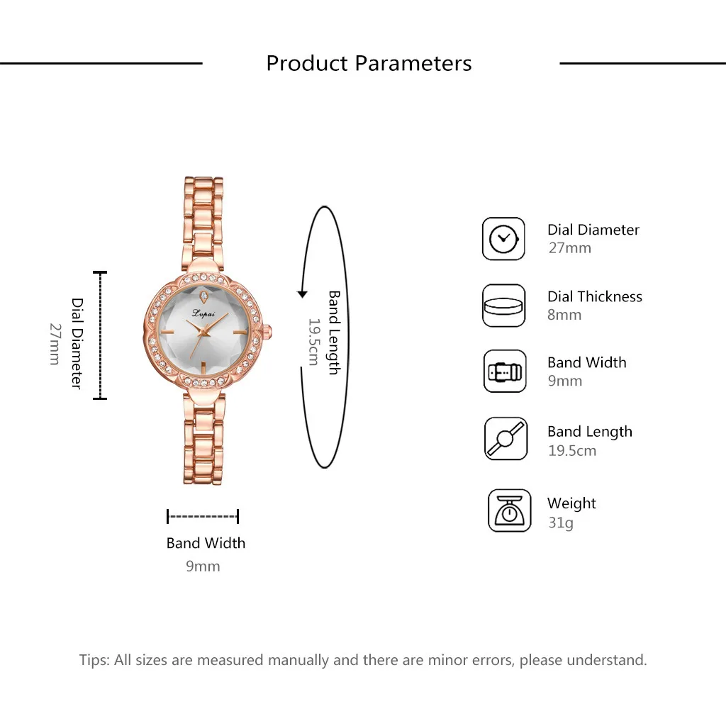 

Ladies Watches Fashion Small Delicate Quartz Watch Beauty Jewelry Simple Bracelet Watch Set Women Wristwatch reloj mujer L58