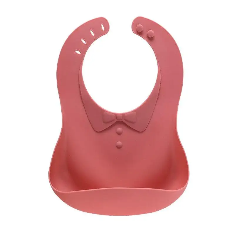 

Toddler Silicone Waterproof Bibs High Quality Feeding Baby Saliva Towel Newborn Aprons Cute Bibs Adjustable Cloths Baby Stuff