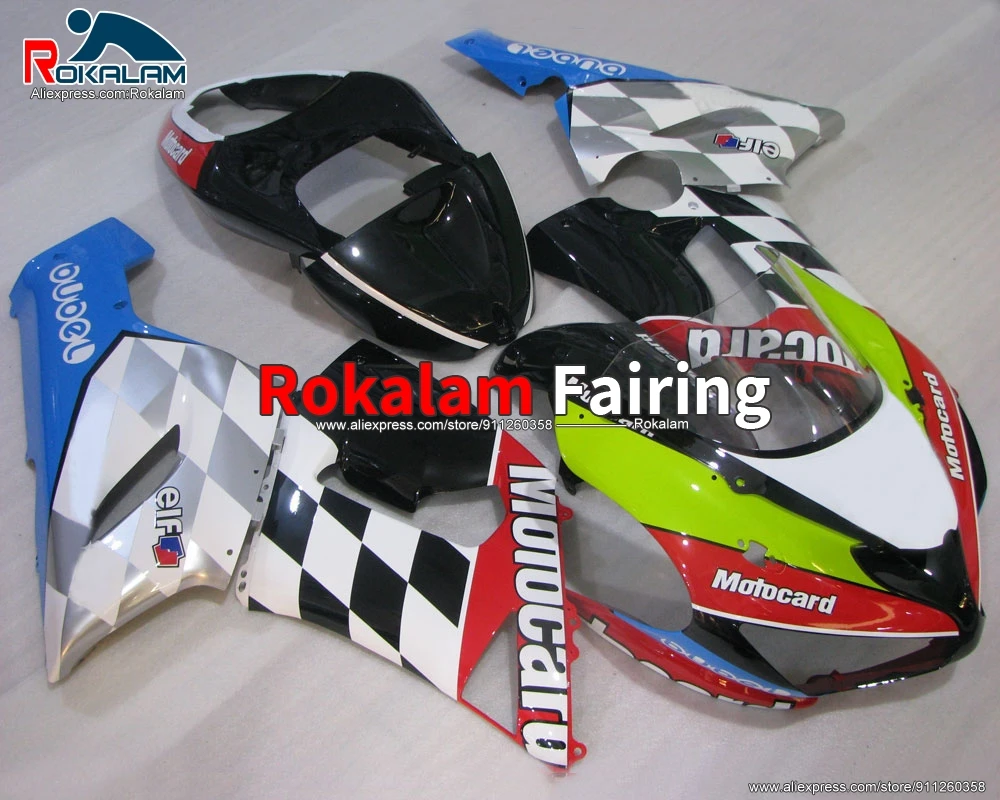 

Aftermarket Cowling For Kawasaki Ninja ZX6R 636 2005 2006 ZX-6R 05 06 Multicolor Motorbike Shells (Injection Molding)