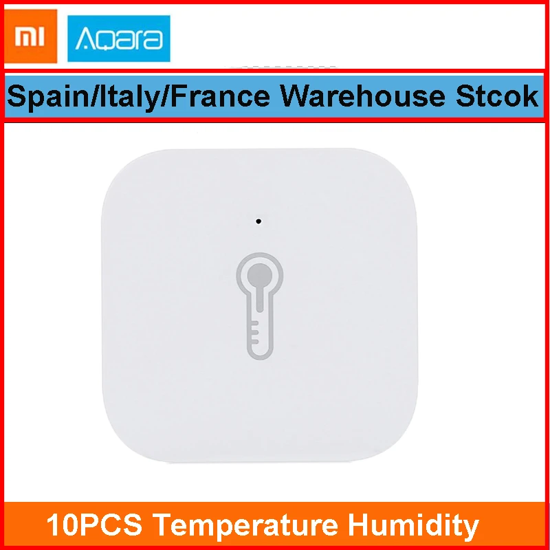 10PCS Aqara Sensor Aqara WSDCGQ11LM датчик температуры и влажности умный дом устройство Ecosysterm умный дом приложение беспроводное подключение ZigBee - Цвет: 10PCS Aqara Sensor