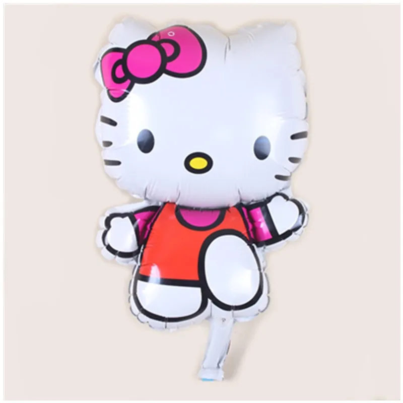 114*70 см Большой размер hello kitty кошка фольгированный шар/85*50 см Средний Мультфильм Свадьба День рождения надувные декорации для вечеринки воздушный шар