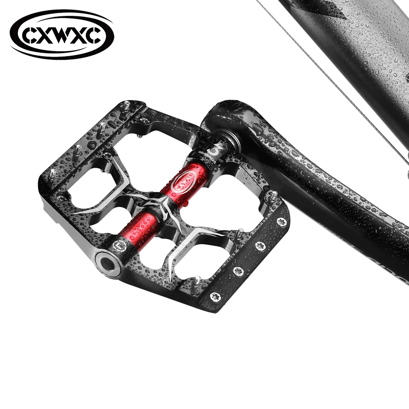 

CXWXC Flat Bike Pedals Bicycle MTB Road 3 Sealed Bearings Mountain Cycling Pedals Wide Platform Pedales Bicicleta Accessories