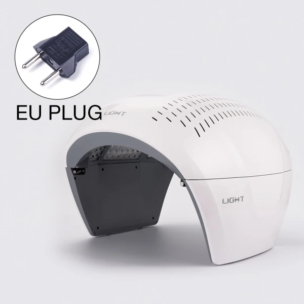 EU Plug 7 цветов устройство фотодинамической терапии светодиодный фотон светильник терапия лампа для лица Красота spa фдт маска для стягивания кожи омоложения кожи для удаления морщин устройство для акне - Цвет: EU Plug