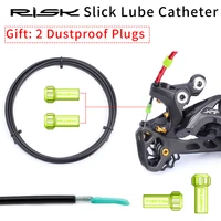 risk 3m bicycle brake shifting slick lube catheter road mountain bike brake cable oil tube inner pipe housing
