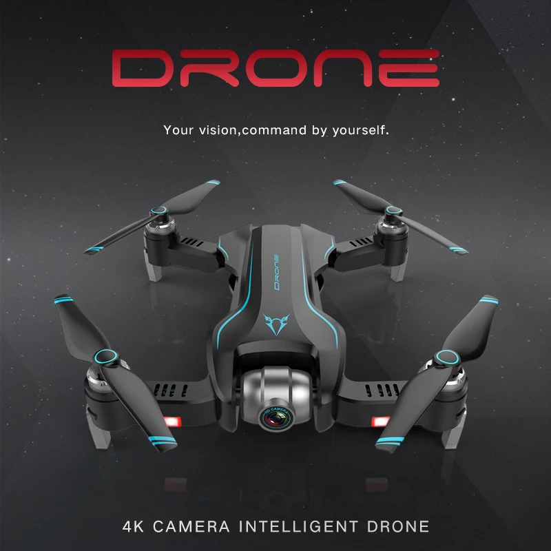 S20 gps Дрон с 4K HD двойной X50 зум Камера оптический поток жестов фото RC вертолет Профессиональный Дрон Квадрокоптер VS SG907 E58