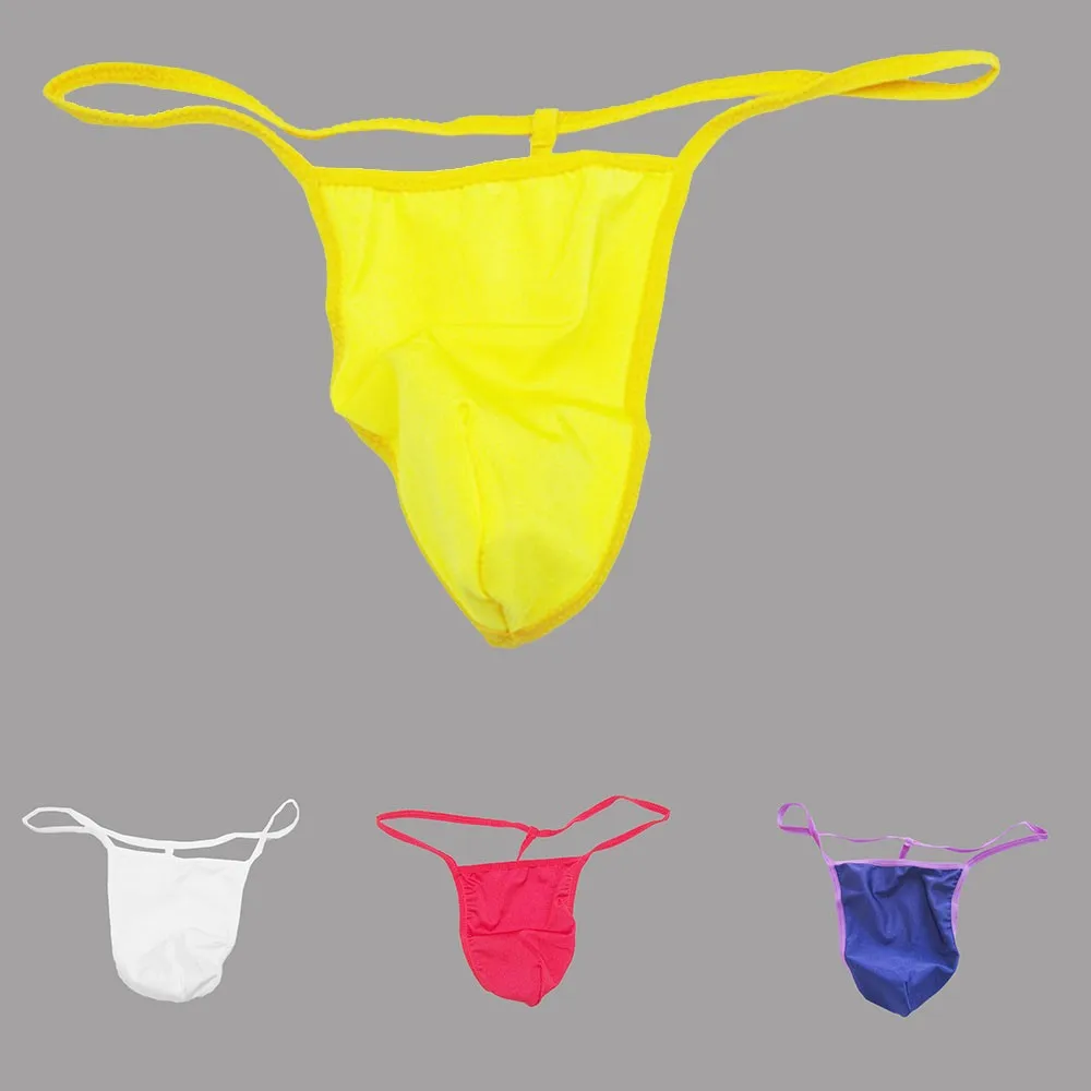 

Men Sexy Underwear New Thong Ultra-Thin See-Through Underwear T Back Thong Erotic Lingerie Micro Mini Briefs Open Back Underpant