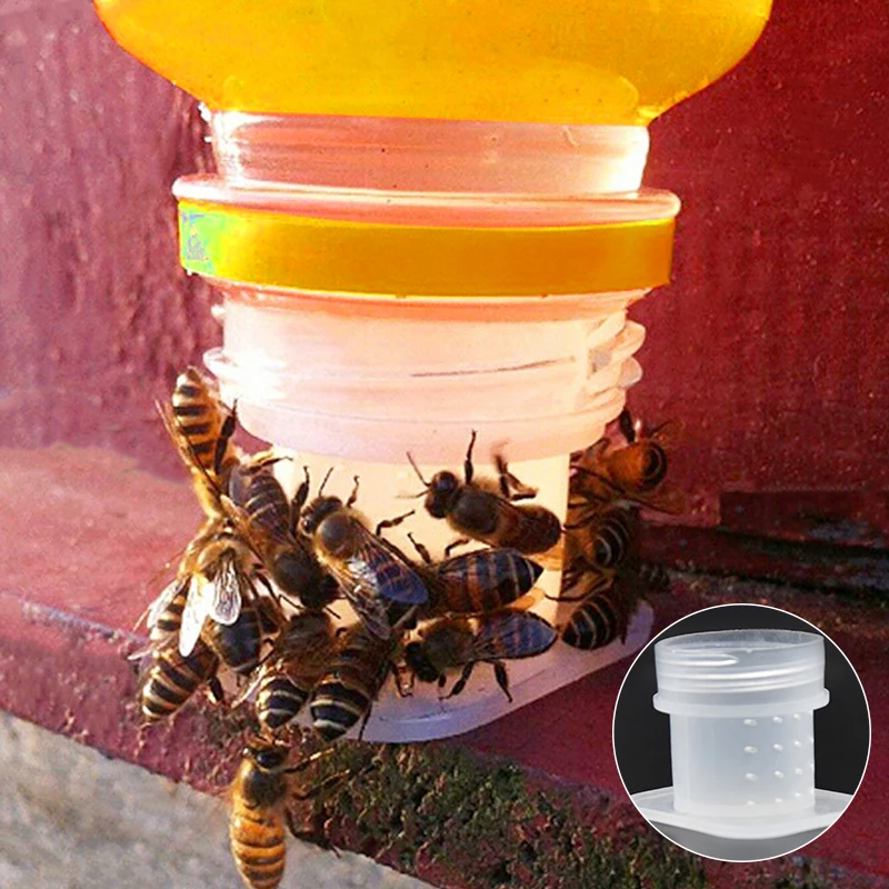 10 шт. Пластик в виде пчелиных сот с пчеловода кормушка для пчел пить воду