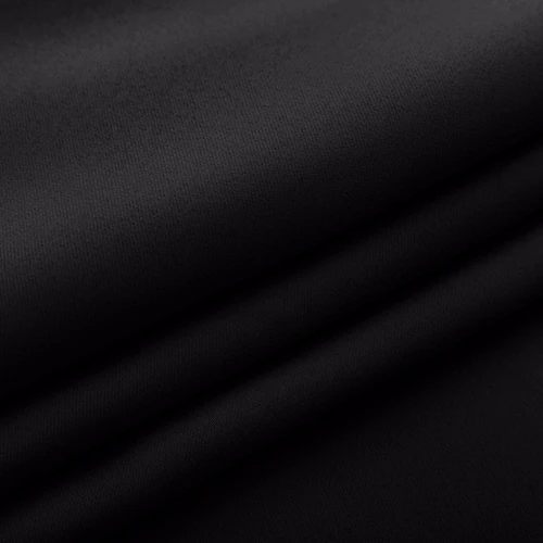 Black Высококачественные затемненные изоляционные шторы для гостиной, спальни, одноцветные высокие затемненные оконные шторы, могут быть выполнены по индивидуальному заказу - Цвет: Black