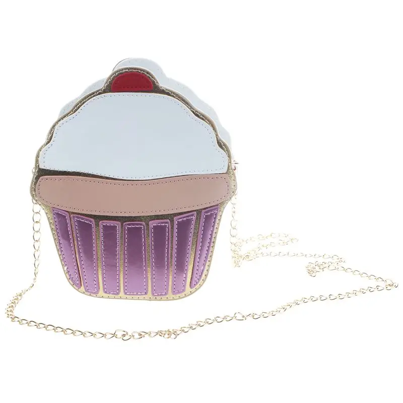 Новые милые Мультяшные женские мини-сумки с рисунком мороженого и кекса из