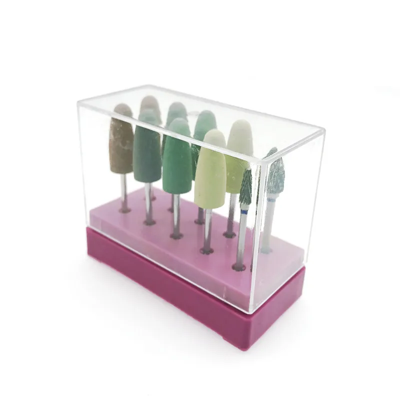 1 набор стоматологических полировальных инструментов 8 шт. круглых силиконовых