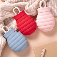 silicone hot water bottle warms babys stomach convenient water injection bag for female hand warmers