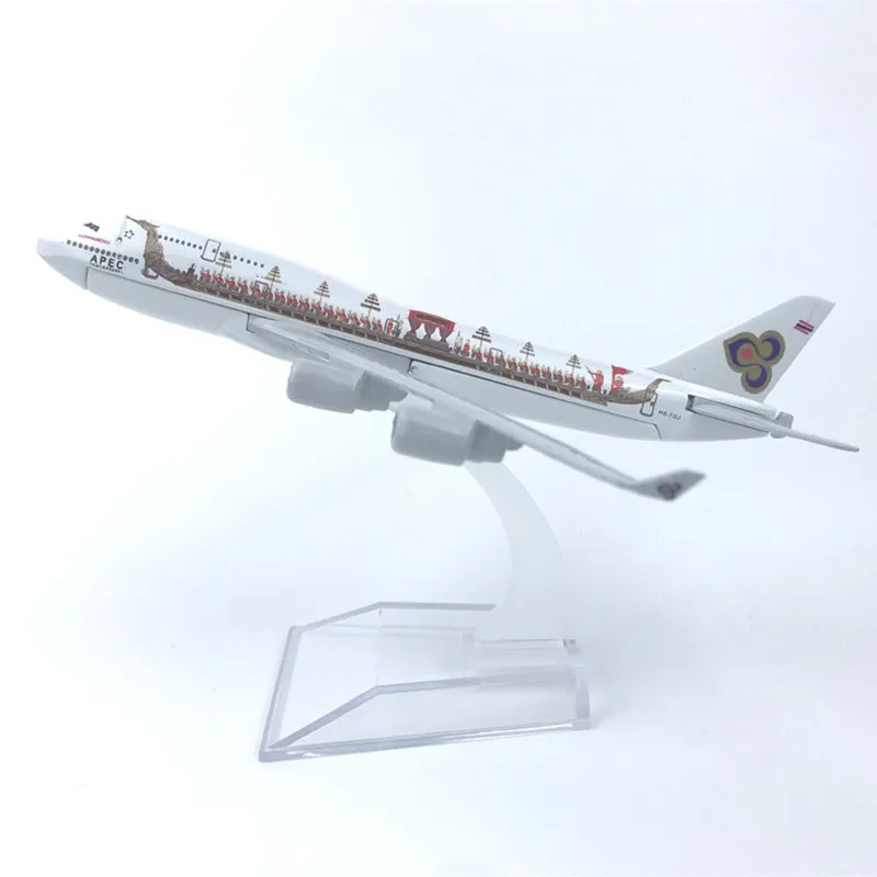

16cm Alloy Aircraft Model Thai Dragon Boat Gift Furnishings Diecast Aircraft Toys Airplane Airliner Kid Gifts Collectible