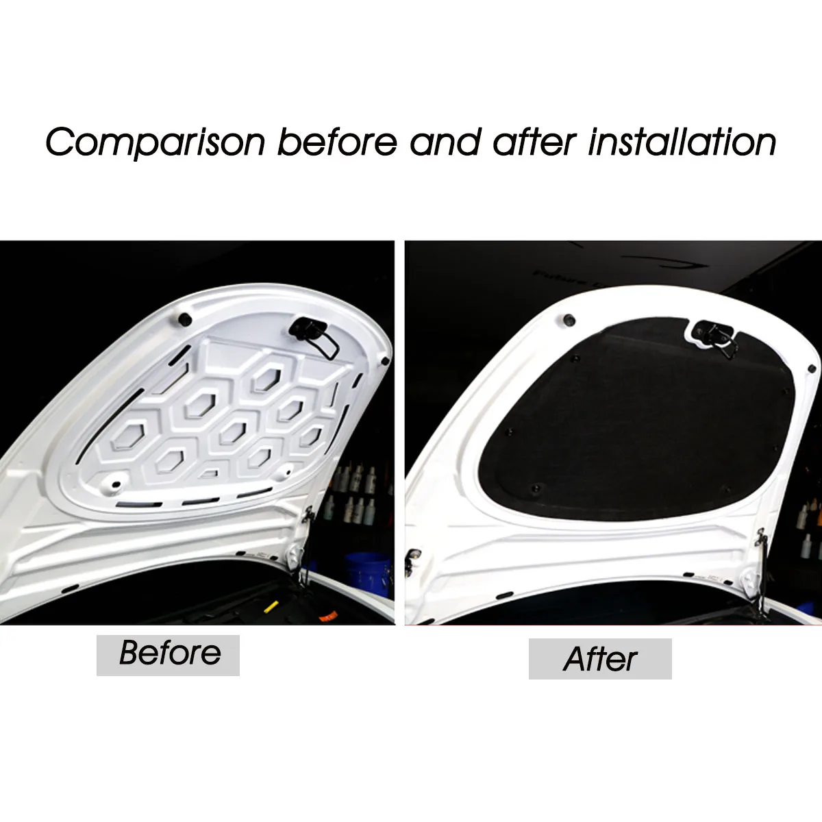 Автомобильный передний багажник звукоизоляционный хлопковый чехол