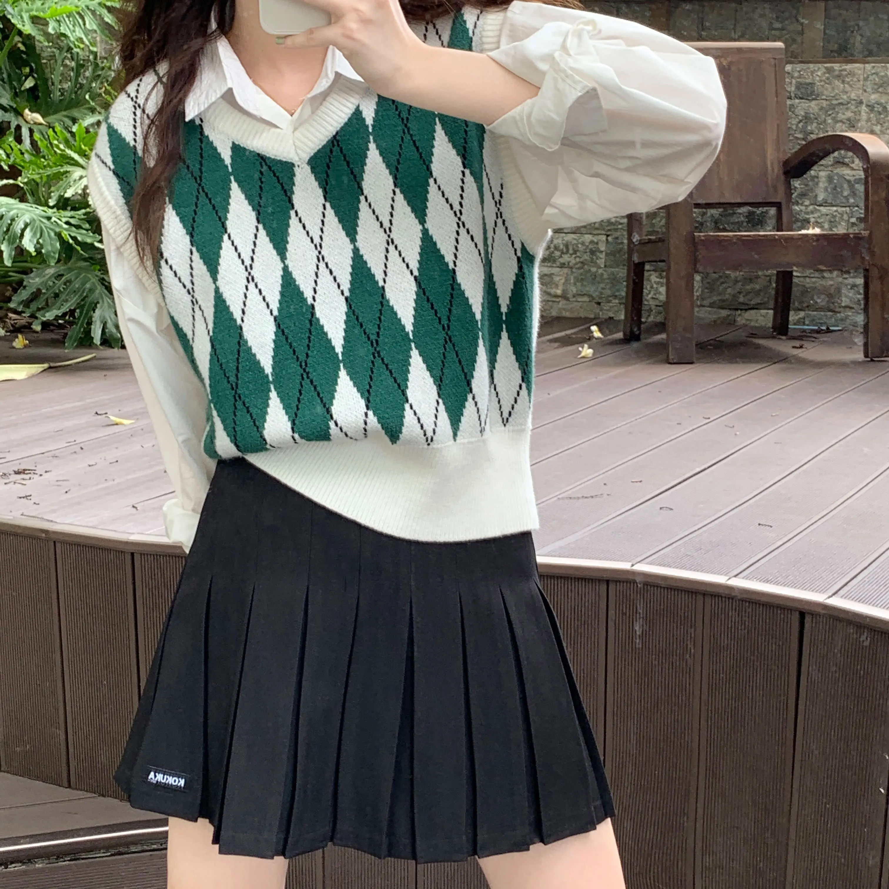 Женская юбка с высокой талией однотонная плотная плиссированная для игры в гольф