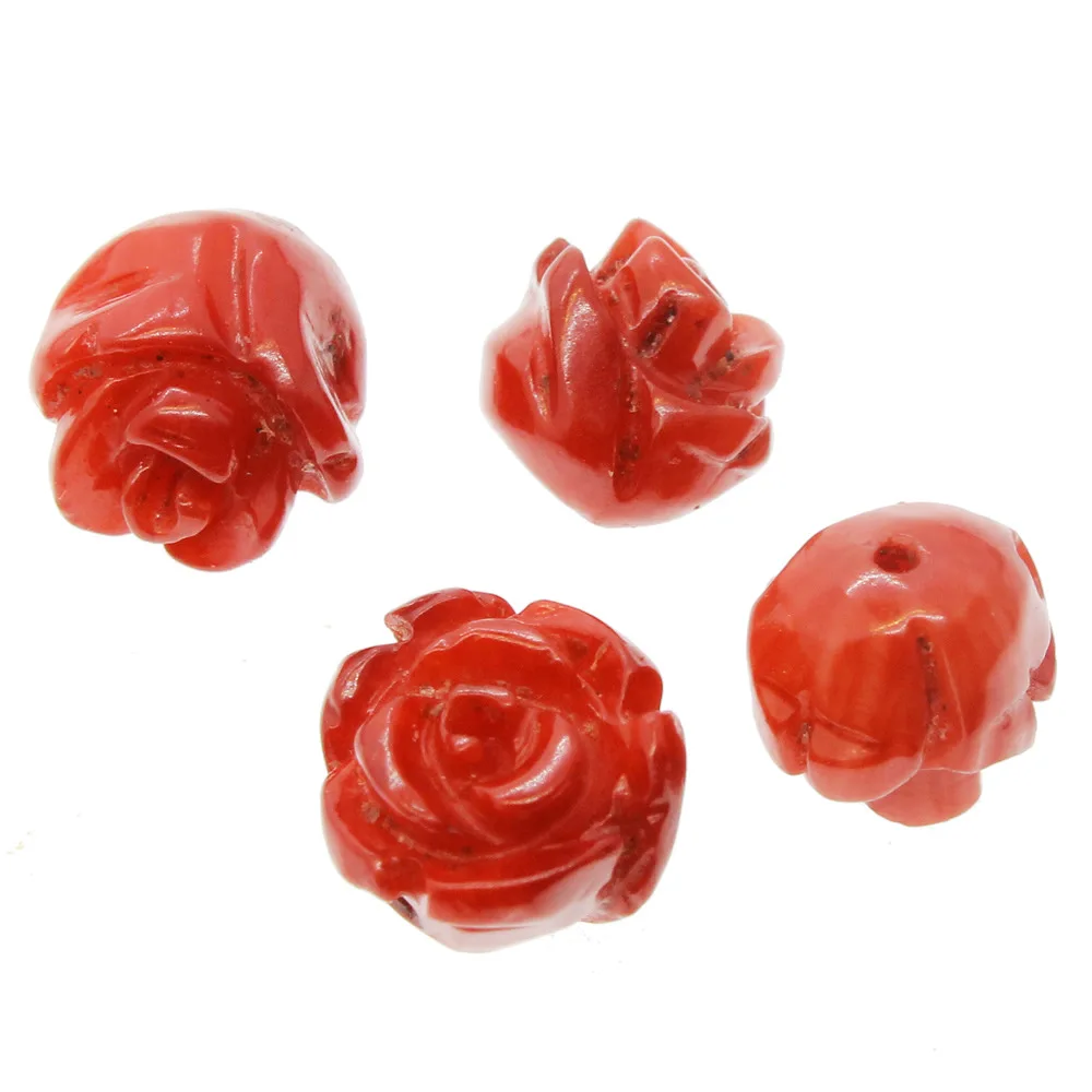 Цветок коралл свободные бусины DIY ювелирные изделия для ожерелья или кольца