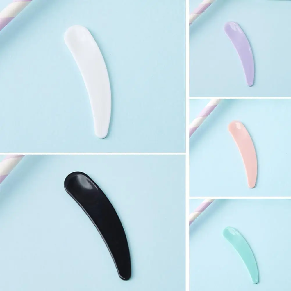 1 шт. мини косметический шпатель одноразовый изогнутый совок крем набор ложек