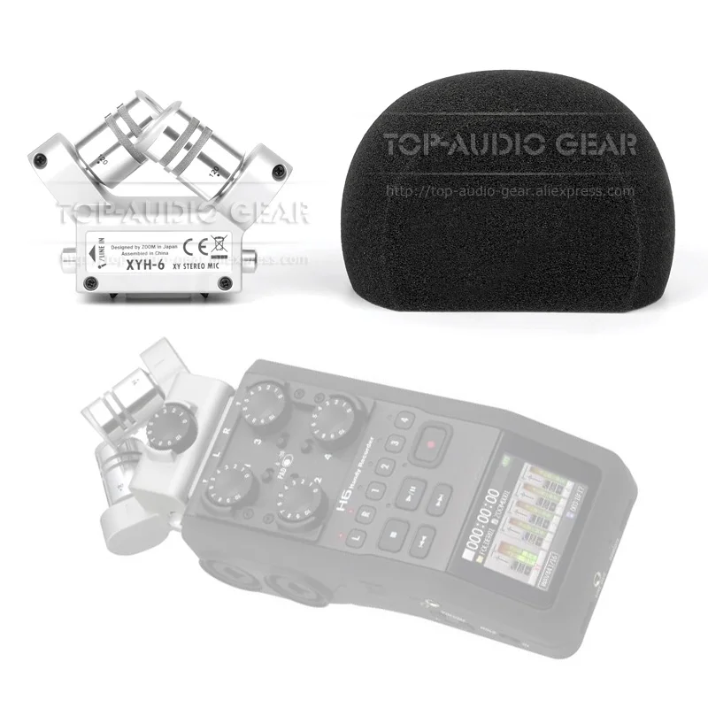 Микрофон поп фильтр на ветровое стекло пенный (мягкий) микрофон губчатая Крышка