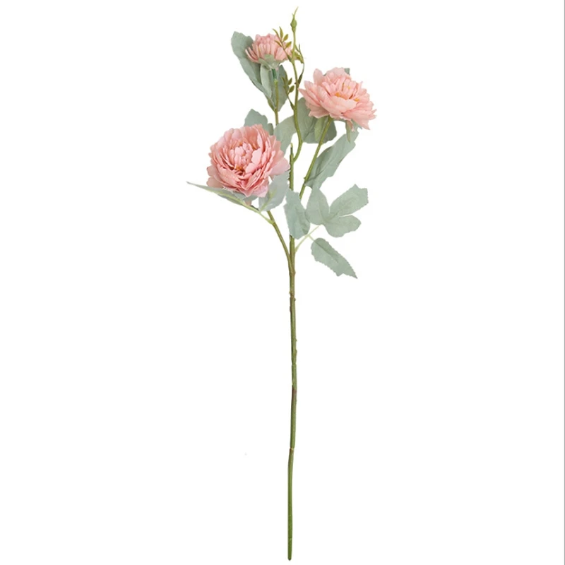 

Artificial flowers Fresh Peony fake flowers for scrapbooking vases for home decoration accessories wedding Garden decorative