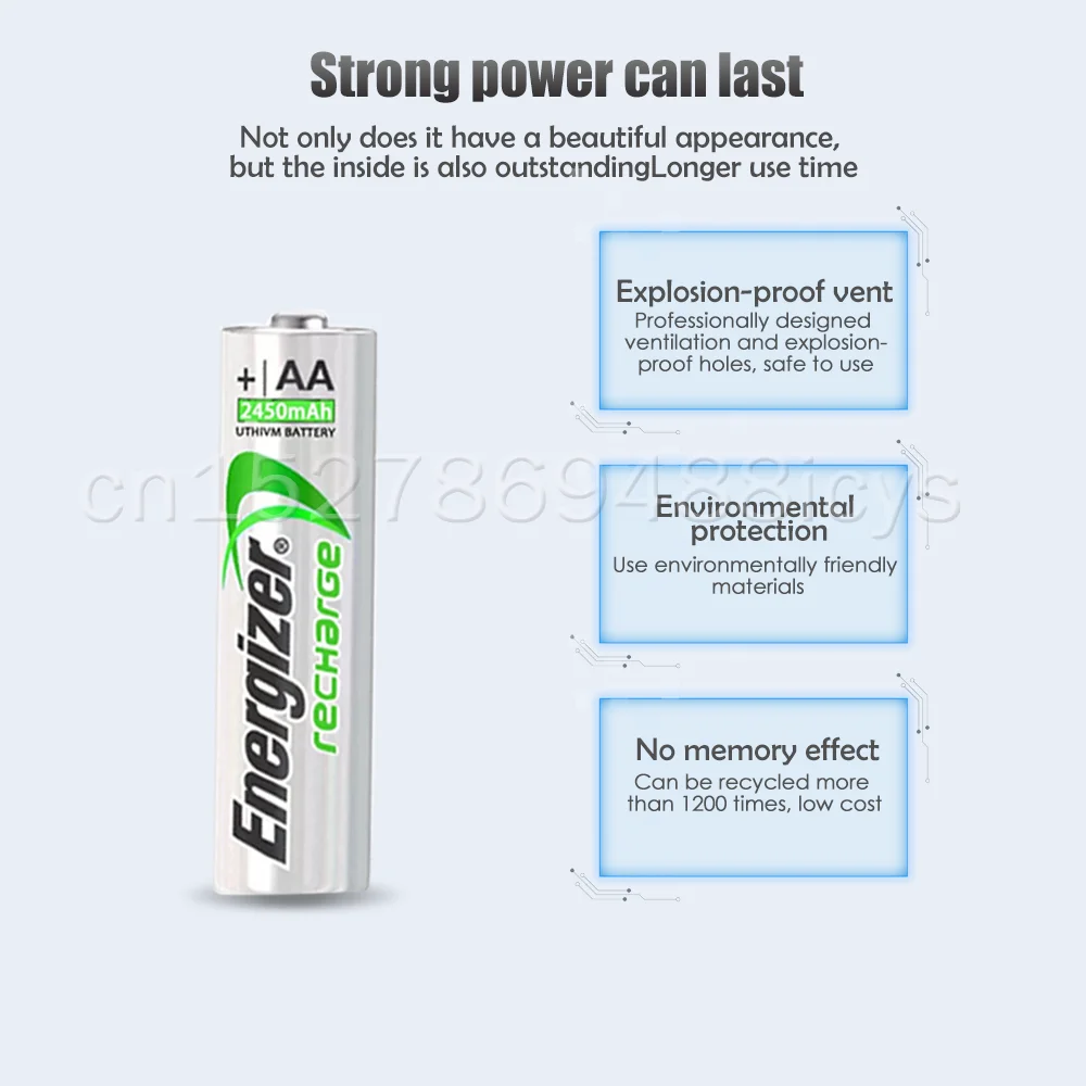 Energizer АА металл-гидридных или никель Перезаряжаемые Батарея для фонарик бритвы