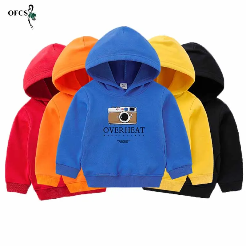 Детский хлопковый свитшот с буквенным принтом 3 цвета|Толстовки и кофты| |