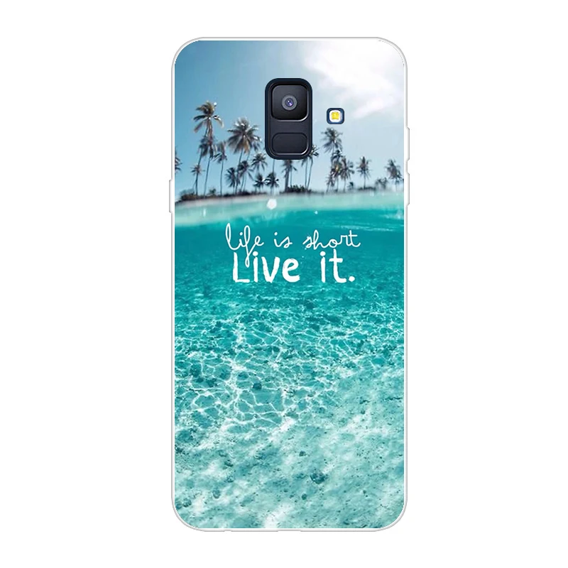 case For Samsung Galaxy A6 2018 phone back Dual SIM SM A600 A600F for samsung plus A605 A605F protective coque |