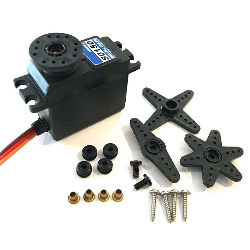 15 кг высокий крутящий момент Coreless Motor Servo S0150D металлический редуктор для Rc робота