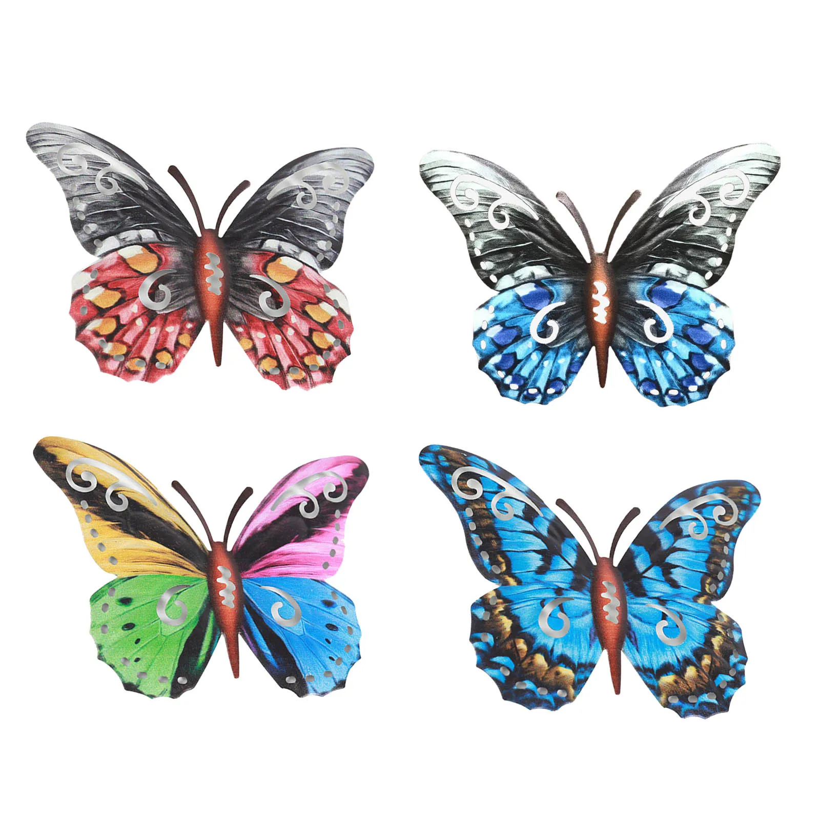 Настенное украшение железная скульптура в виде насекомых для домашнего декора