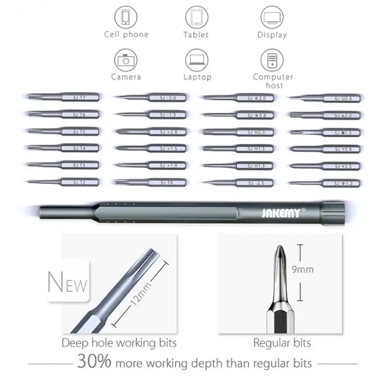 Набор прецизионных отверток 25 в 1 инструмент для разборки с ручкой отвертка и 24