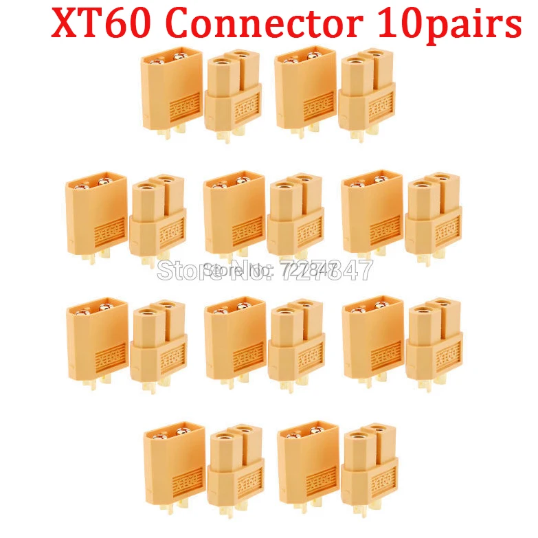 20 шт.(10 пар) Высокое качество XT30 XT30U XT60 XT60H XT60L XT60PW XT90 XT90S разъем для батареи мультикоптера