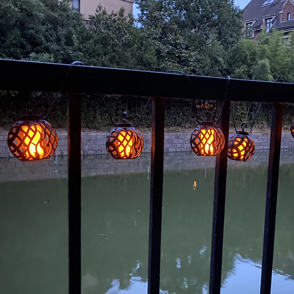 

Waterproof LED Solar Lamp Fairy Decor Lantern Hanging Global Solar Power LED Waterproof Easy Installation for Outdoor