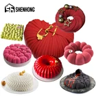 SHENHONG 29 видов антипригарным силиконовые формы для выпечки торт выпечки инструменты мусс Еда Класс Кухня десерт-выпечка Пан