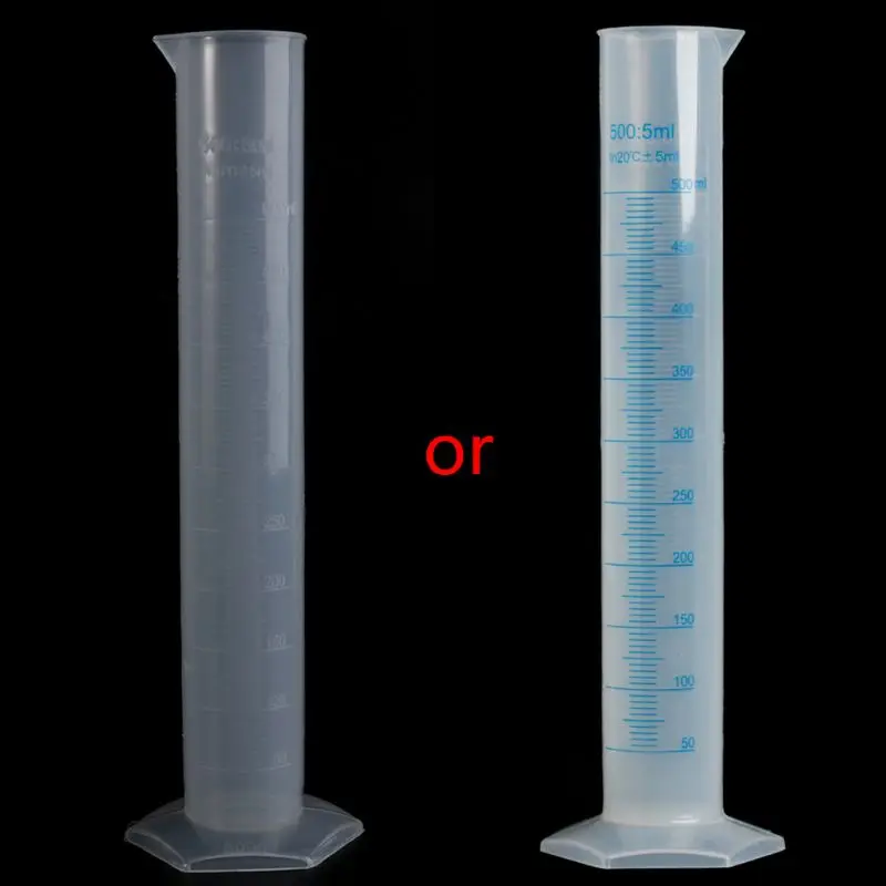 

Measuring Cylinder Laboratory Test Graduated Liquid Trial Tube Jar Tool New 090F