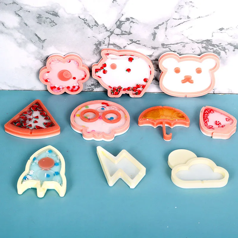 Медведь свинка искусственная шейкер форма для ювелирных изделий аксессуары