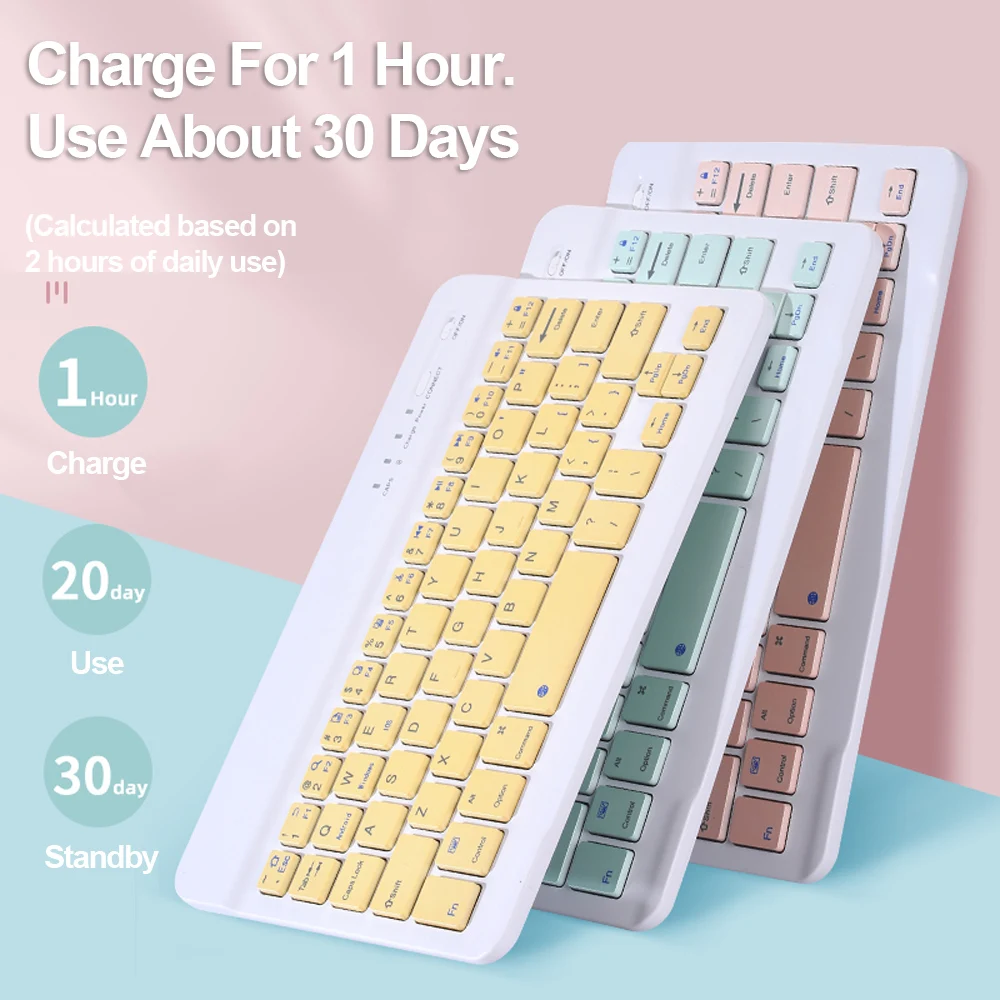 

iPad Keyboard Case For iPad Mini 5 4 3 2 1 7.9 inch Bluetooth Keyboard Mouse leather for iPad Mini 2019 Candy color smart Cover